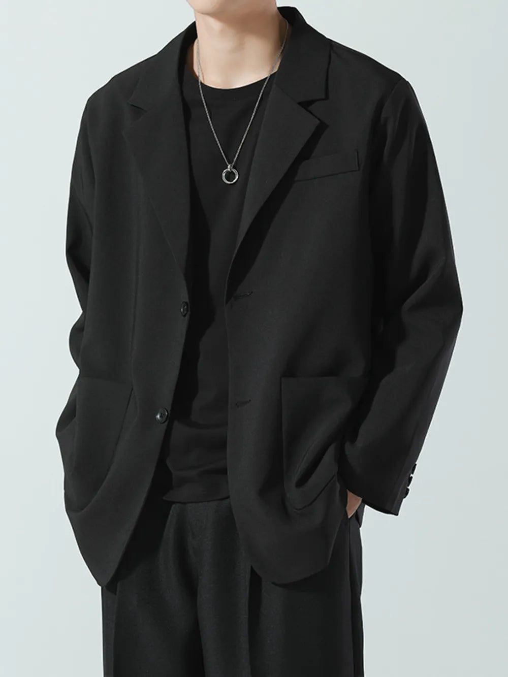 Sophisticated Men's Lapel Blazer For All Sizes