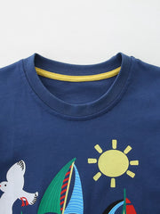 Fun At Sea Nautical Graphic Tee