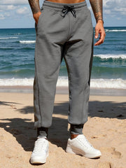 Men's Full Size Casual Drawstring Joggers, alternate angle