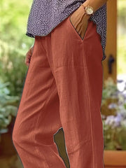 Full Size Casual Wide-leg Pants Plus Size, view 12