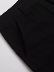 Men's Studded Cargo Capris in Chocolate, back view
