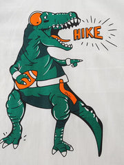 Dinosaur-inspired Toddler Tee And Shorts Ensemble