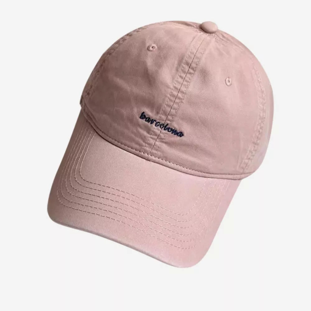 Barcelona Embroidered Cotton Baseball Cap