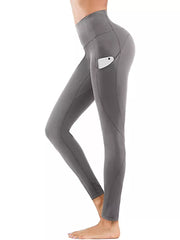 Premium High-waisted Leggings With Side Pocket