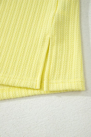 Ribbed Knit Tank And Shorts Set, side view