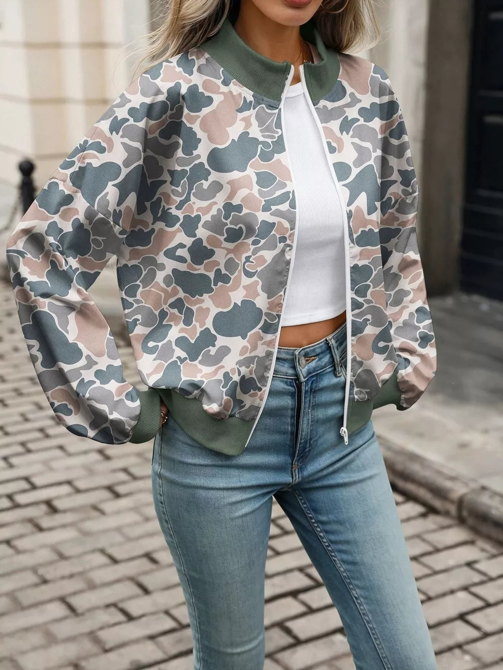 Camouflage sweatshirt
