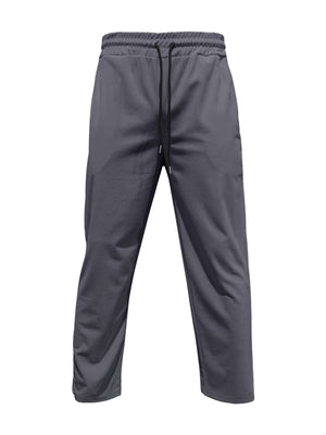 Men's Full Size Button Up Long Sleeve Shirt And Pants Set, back view