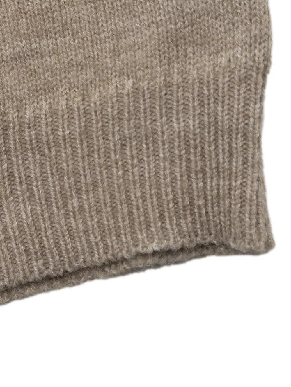 Dropped Shoulder Long Sleeve Sweater in Khaki, product detail