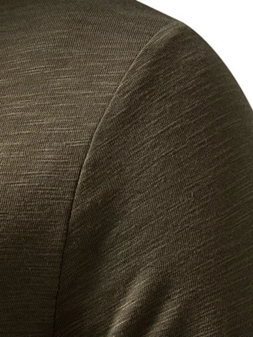 Men's Long Sleeve Henley T-shirt, view 13