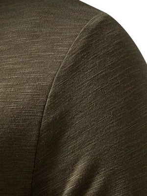 Men's Long Sleeve Henley T-shirt, view 13