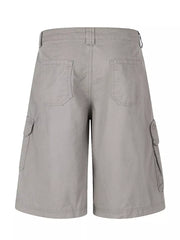 Men's Cargo Shorts With Multiple Pockets, close-up detail