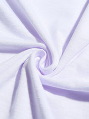 White cotton blend men's undershirt, close-up of fabric texture.