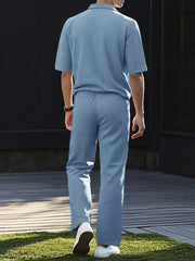Relaxed Fit Two-piece Polo Set