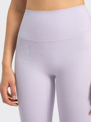 Sculpted Active Bike Shorts in Heliotrope Purple with a high waist and seamless design