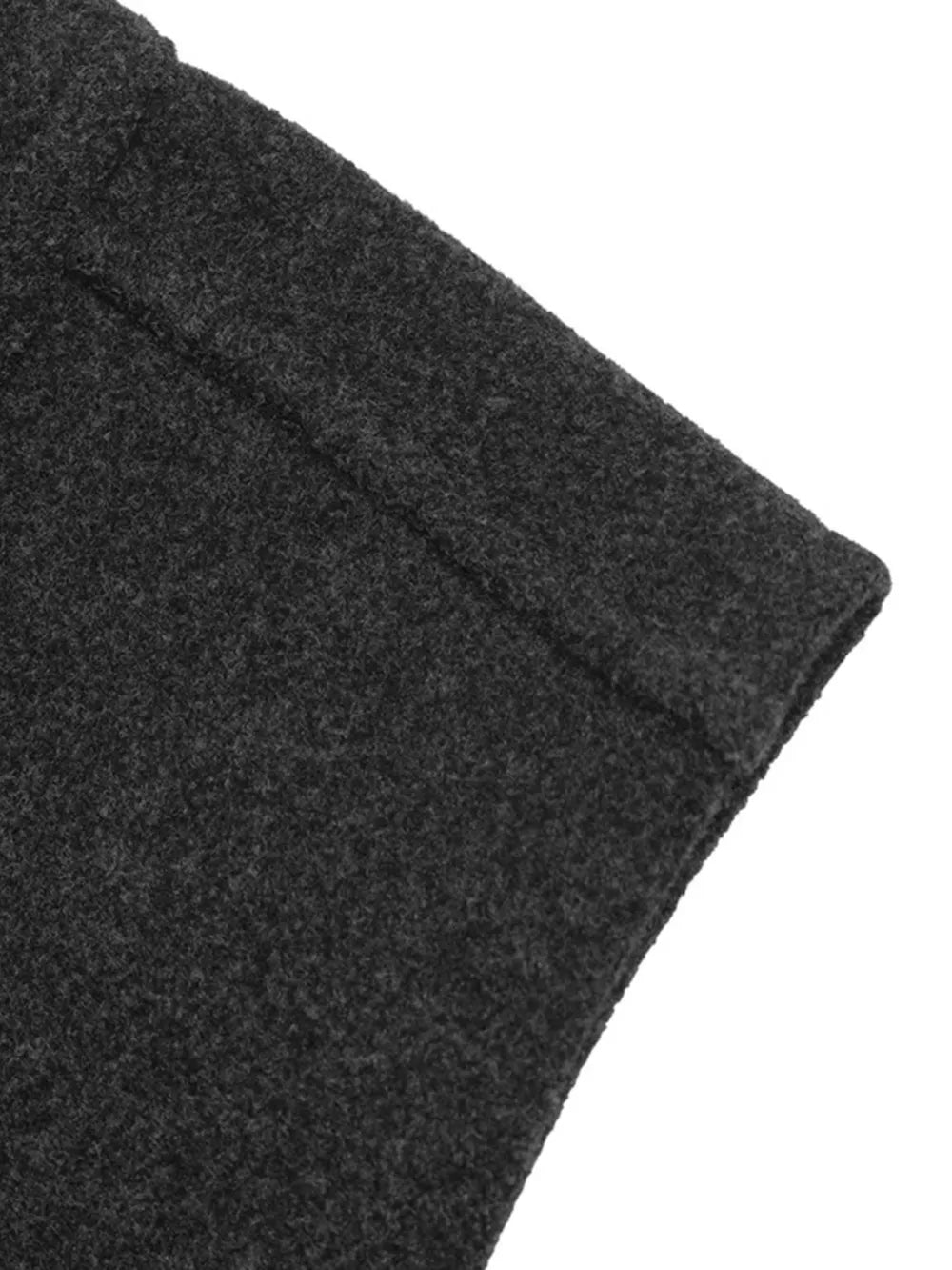 Sleeveless Longline Vest Coat, fit detail