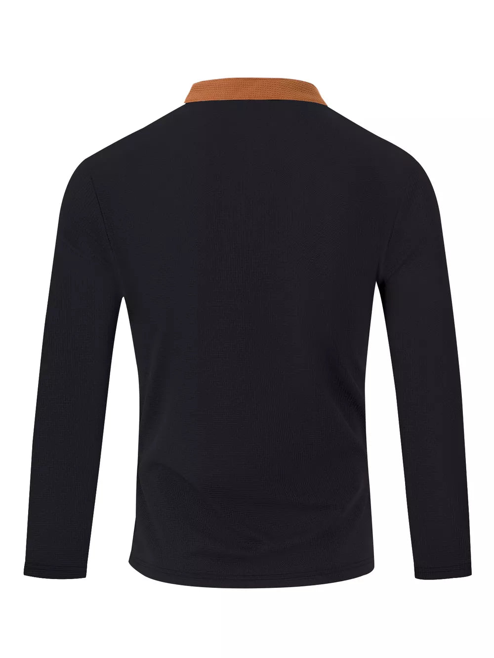 Men's Vintage Lace-up Long Sleeve Henley Plus Size, close-up detail