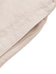 Boyshorts in apricot with elastic waist and shell trim detail.