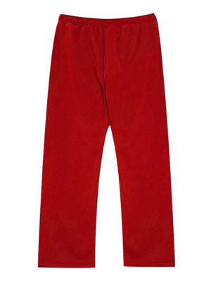 Men's Color Block Drawstring Casual Sweatpants Plus Size, alternate angle