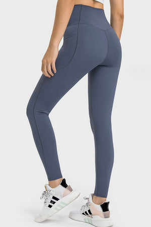 Steel performance leggings with pockets and sculpted waistband