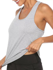 Crisscross Design Breathable Active Tank