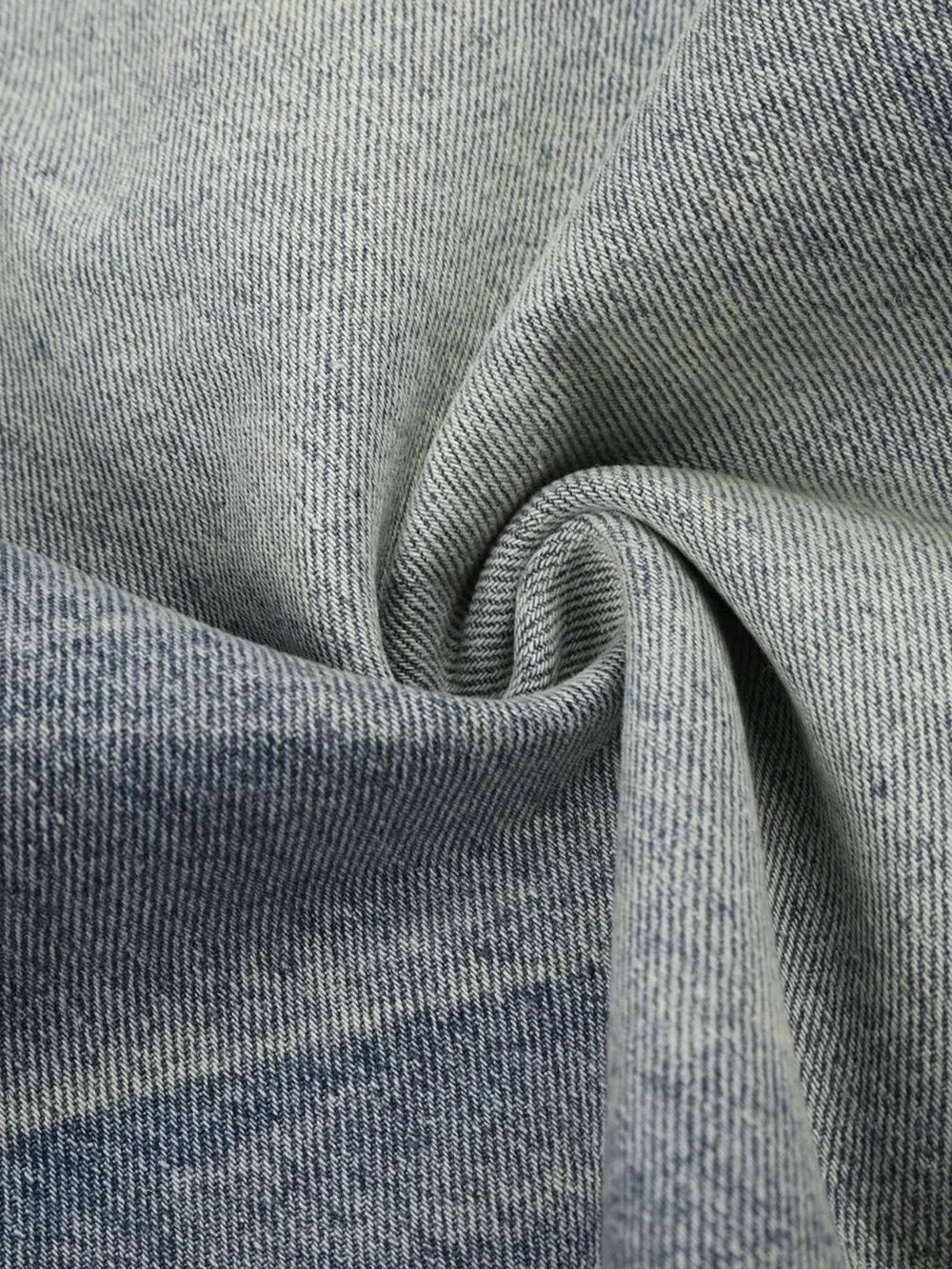 Men's Vintage Wash Wide Leg Denim Capris, model styling view