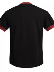 Men's Letter Graphic Short Sleeve T-shirt in White, fabric detail