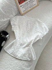 Lace Detail Bow Front Blouse, fit detail