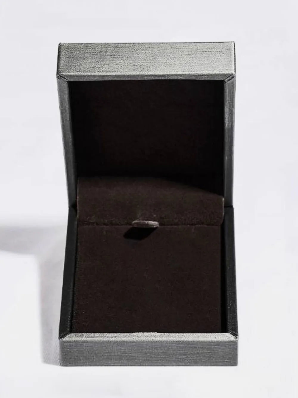 Sparkling cross pendant necklace jewelry box with velvet lining