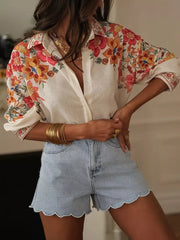 Floral Blossom Print Classic Shirt