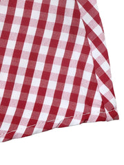 Backless Plaid Long Sleeve Mini Dress, product detail
