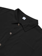 Men's Full Size Button Up Long Sleeve Shirt And Pants Set, product detail