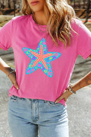 Tropical Starfish Graphic Tee