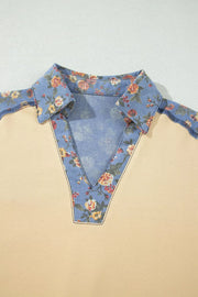blouse featuring floral in Pastel Yellow with 65% polyester, 35% cotton Care instructions: Machine wash cold texture