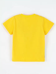 Children's Construction Truck Graphic T-shirt, fabric detail