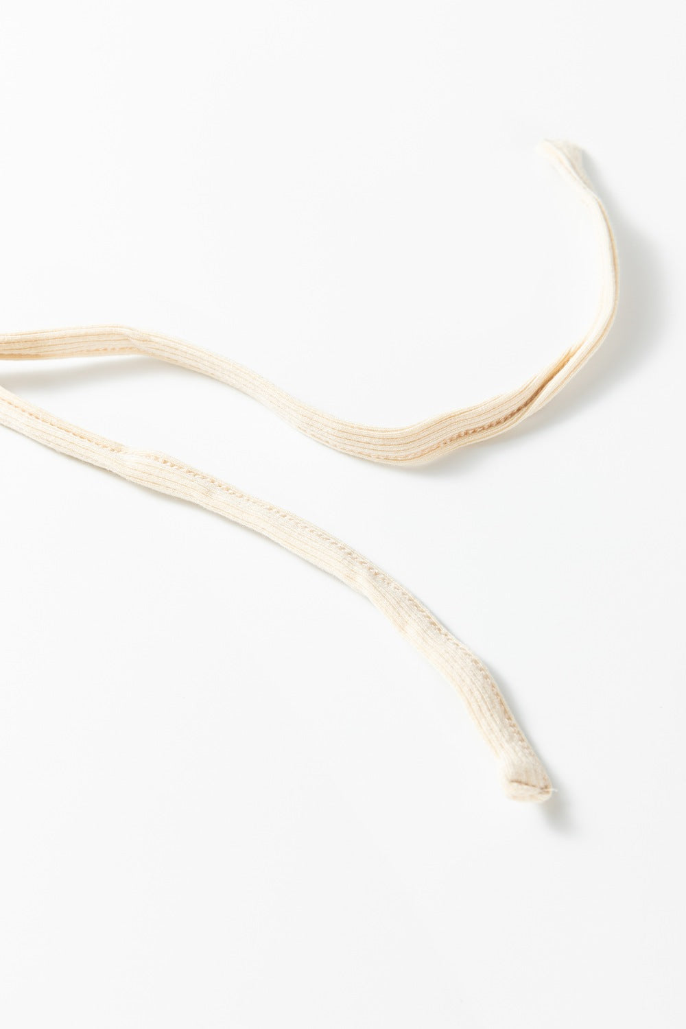 Cream drawstring detail on a cotton elastane dress