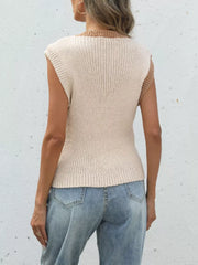 Olive cardigan with cropped and button-front