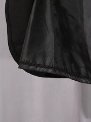 Zip Up Sleeveless Mini Dress in Black, view 14