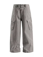 Relaxed Cargo Pants With Flap Pockets