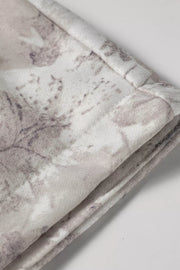 Multicolour Abstract Print Long Sleeve Pant Set in Light Gray, view 11