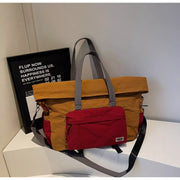 Vibrant Color-block Travel Bag