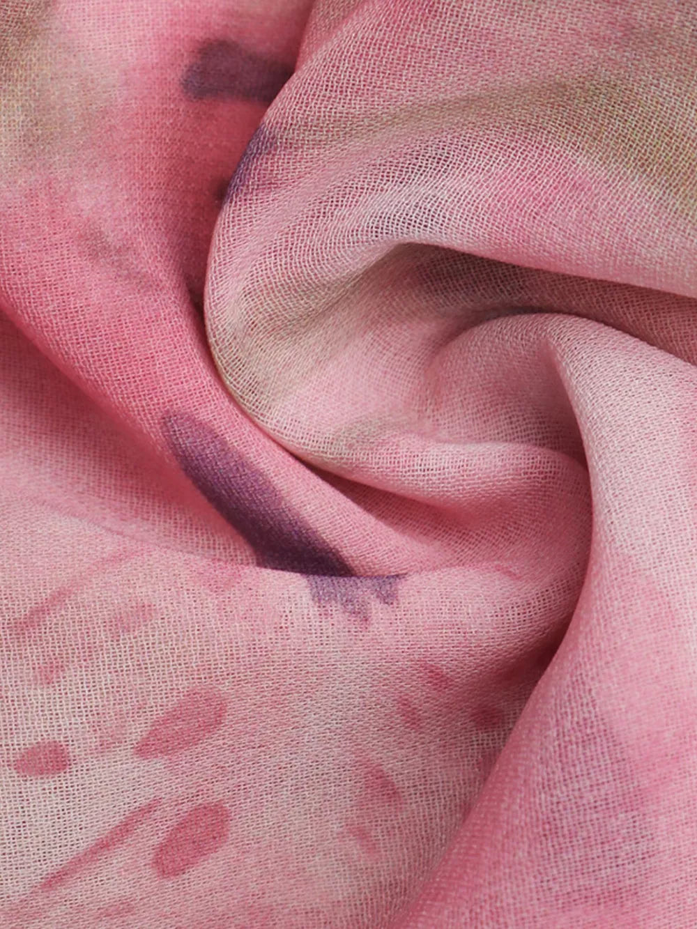 Vibrant floral halter cami in pink with a ruffle hem detail.