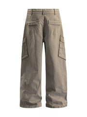 Relaxed Cargo Pants With Flap Pockets