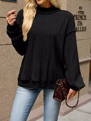 sweatshirt in Gray with crew neck and long sleeve