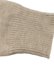 Button-down Ribbed Sweater in Khaki, fit detail