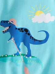Triceratops Graphic Tee For Little Explorers