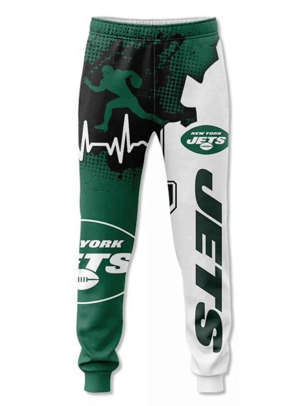 Dynamic Printed Men's Sweatpants With Pockets