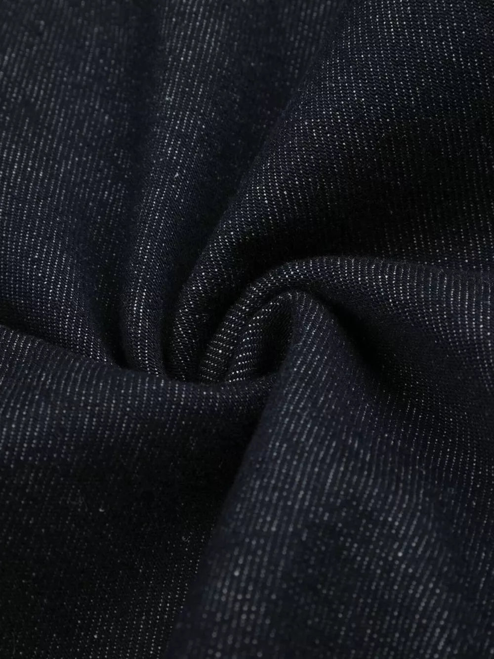 Men's Button Fly Denim Capris, fit detail