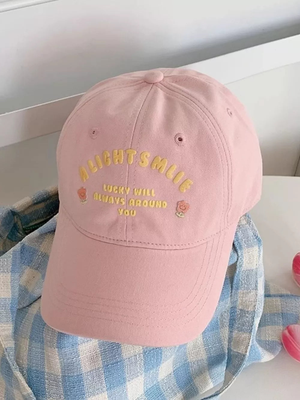 Optimistic Embroidered Cotton Hat
