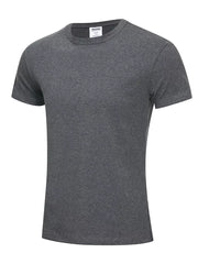 Crew-neck Short-sleeve Top in White, side view