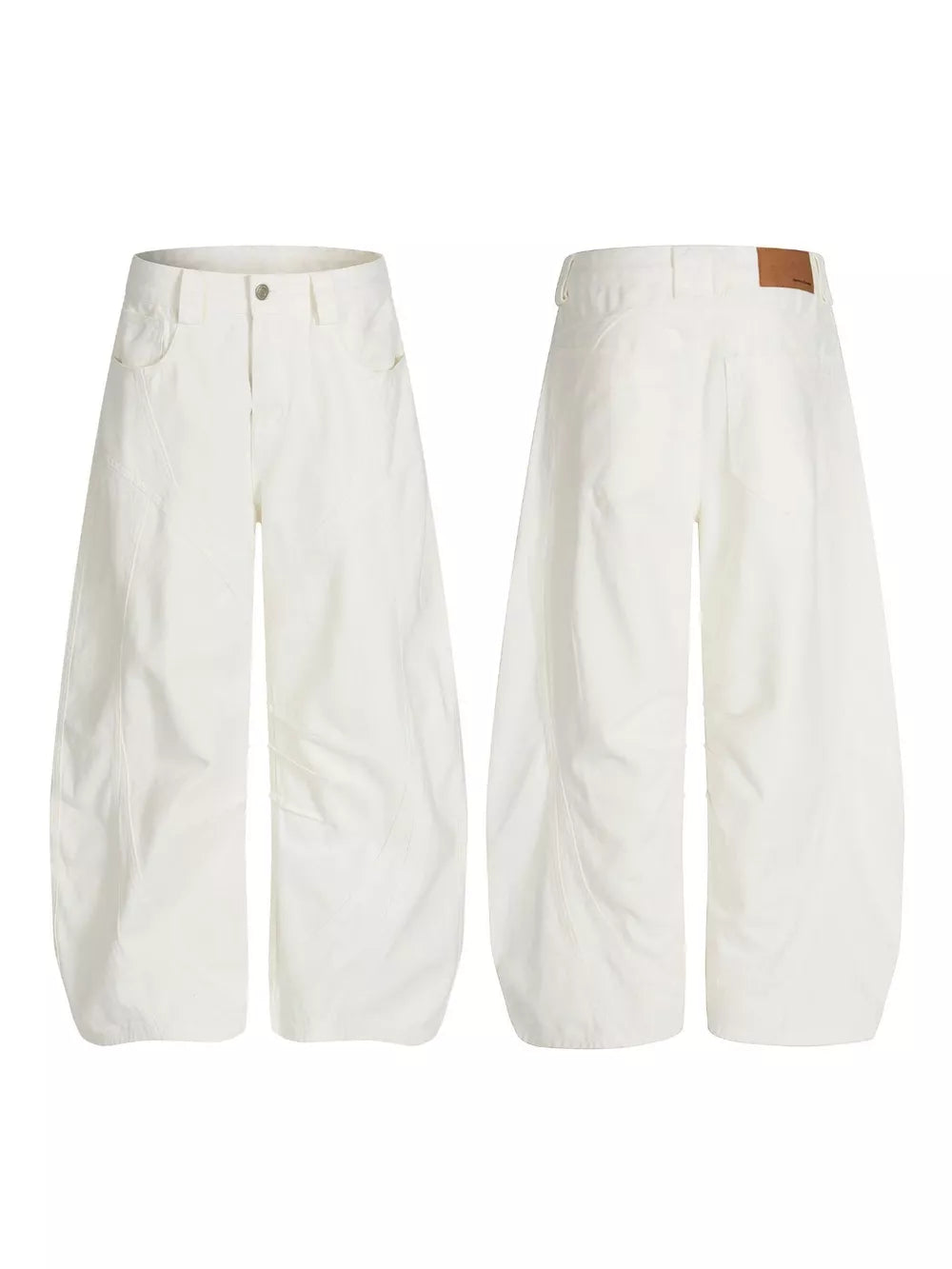 Men S Wide Leg Pants, model styling view